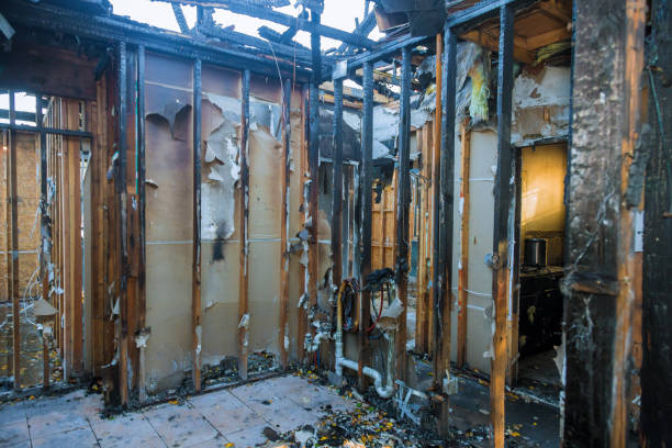Professional Emergency Fire Cleanup technician working in Gouldtown, NJ